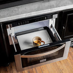 ZLINE 24 Inch 1.2 Cu. Ft. Microwave Drawer In Stainless Steel 11