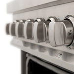 ZLINE 24" Professional Gas Burner/Electric Oven Stainless Steel Range 9