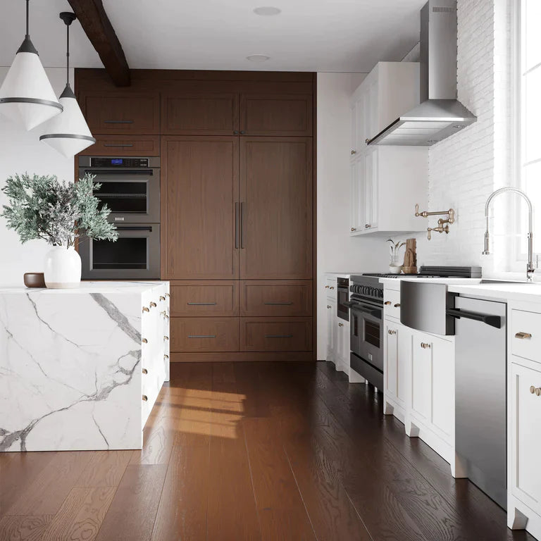 ZLINE 30 In. Autograph Edition Double Wall Oven with Self Clean and True Convection in Stainless Steel and Matte Black