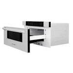 ZLINE 30 Inch 1.2 cu. ft. Built-In Microwave Drawer in DuraSnow® Stainless Steel 5