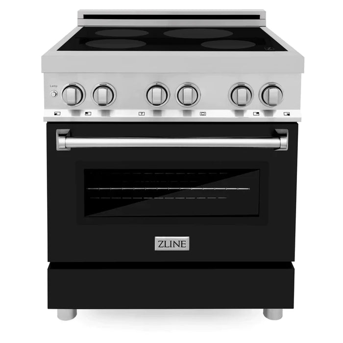 ZLINE 30 Inch Induction Range with a 3 Element Stove and Electric Oven in Black Matte