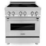 ZLINE 30 In. Induction Range with a 4 Element Stove and Electric Oven in Stainless Steel10