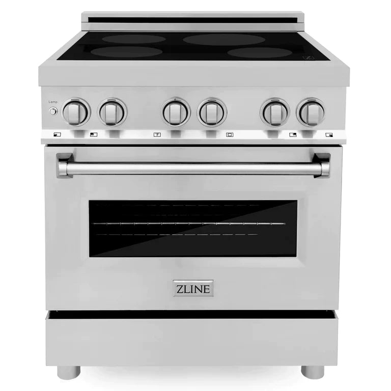 ZLINE 30 In. Induction Range with a 4 Element Stove and Electric Oven in Stainless Steel