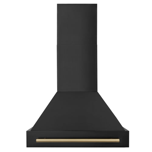 ZLINE 30 in. Autograph Edition in Black Stainless Steel Range Hood with Champagne Bronze Handle, BS655Z-30-CB 7