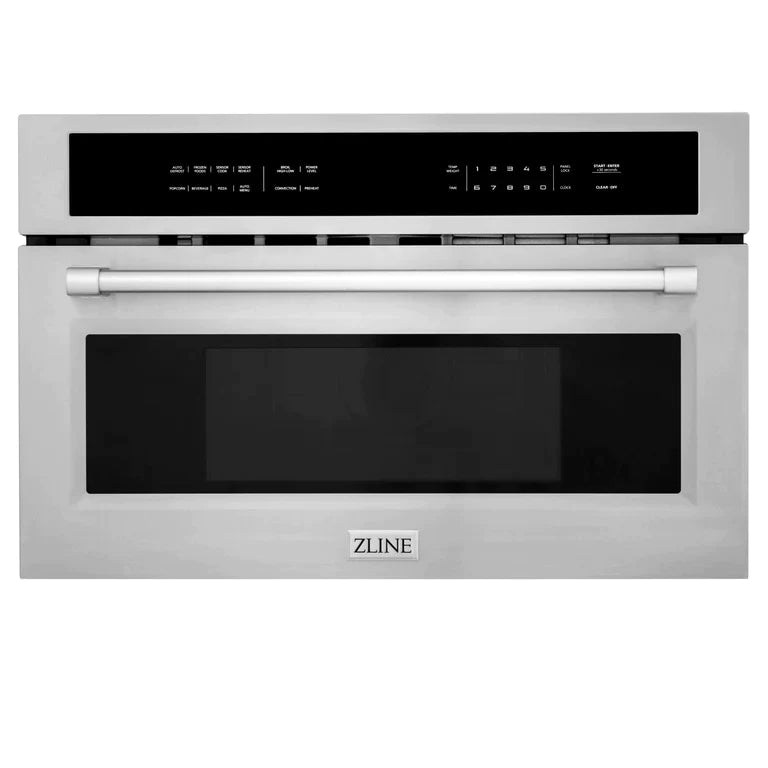 ZLINE 30 in. Built-in Convection Microwave Oven in Stainless Steel with Speed and Sensor Cooking