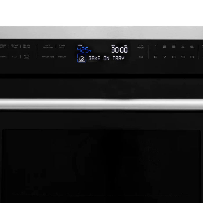ZLINE Appliance Package - 30 in. Built-in Convection Microwave Oven, 30 in. Single Wall Oven in Stainless Steel