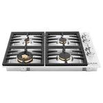 ZLINE 30 in. Dropin Cooktop with 4 Gas Brass Burners1