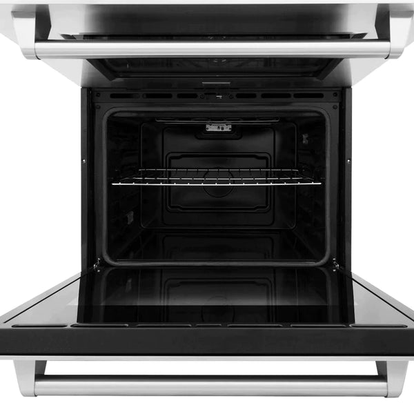 ZLINE Kitchen Package with Refrigeration, 30" Stainless Steel Rangetop, 30" Range Hood, 30" Double Wall Oven and 24" Tall Tub Dishwasher 9