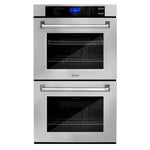 ZLINE Kitchen Package with Refrigeration, 30" Stainless Steel Rangetop, 30" Range Hood, 30" Double Wall Oven and 24" Tall Tub Dishwasher 7