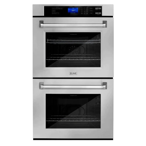 ZLINE Kitchen Package with Refrigeration, 30" Stainless Steel Rangetop, 30" Range Hood, 30" Double Wall Oven and 24" Tall Tub Dishwasher 7