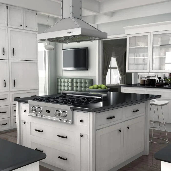 ZLINE Kitchen Package with Refrigeration, 30" Stainless Steel Rangetop, 30" Range Hood, 30" Single Wall Oven and 24" Tall Tub Dishwasher