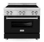 ZLINE 36 Inch Induction Range with a 3 Element Stove and Electric Oven in Black Matte10