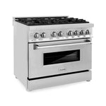 ZLINE 36" Professional Gas Burner/Electric Oven Stainless Steel Range 4