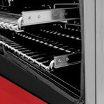 ZLINE 48 Inch 6.0 cu. ft. Range with Gas Stove and Gas Oven in Stainless Steel and Red Matte Door 12