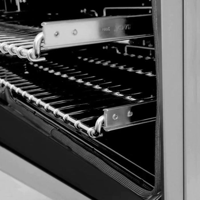 ZLINE 48 Inch 6.0 cu. ft. Range with Gas Stove and Gas Oven in Stainless Steel with Brass Burners