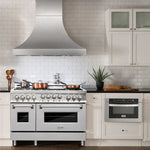 ZLINE 48 Inch 6.0 cu. ft. Range with Gas Stove and Gas Oven in Stainless Steel with a DuraSnow® Door1