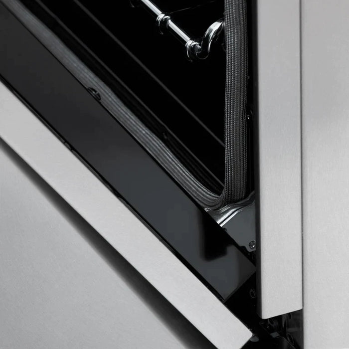 ZLINE Autograph Edition 36 In. Range, Gas Stove and Electric Oven in DuraSnow® Stainless Steel with Gold Accent
