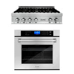 ZLINE Kitchen Package with Stainless Steel Rangetop and Single Wall Oven15