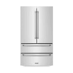 ZLINE Kitchen Package with Refrigeration, 30" Stainless Steel Rangetop, 30" Range Hood, 30" Double Wall Oven and 24" Tall Tub Dishwasher 3