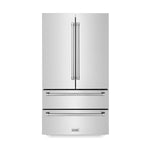 ZLINE Stainless Steel Refrigerator with Freestanding French Doors & Ice Maker - 36-Inch, 22.5 Cu. Ft. 16