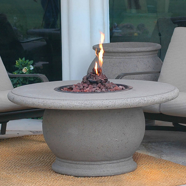 American Fyre Designs Amphora Fire Table with Concrete Top 3