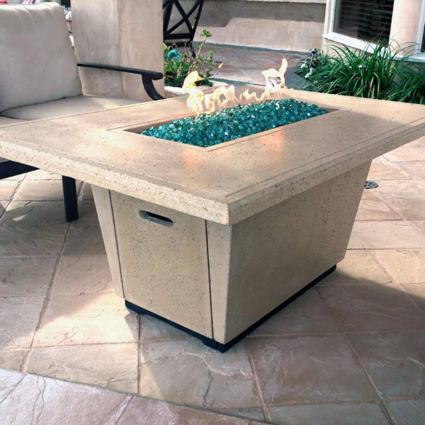 American Fyre Designs Cosmopolitan Rectangle Fire Table 2