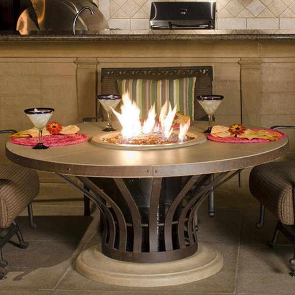 American Fyre Designs Fiesta Dining Fire Table 2