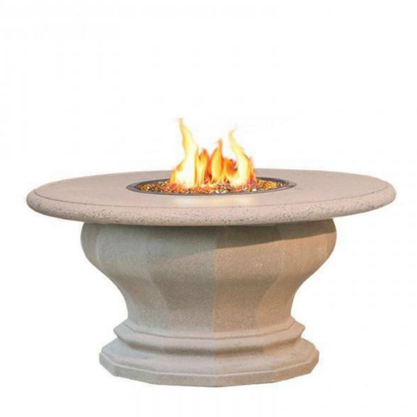 American Fyre Designs Inverted Fire Table with Concrete Top