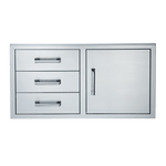Broilmaster 42 Inch Single Door / Triple Drawer Combo 1