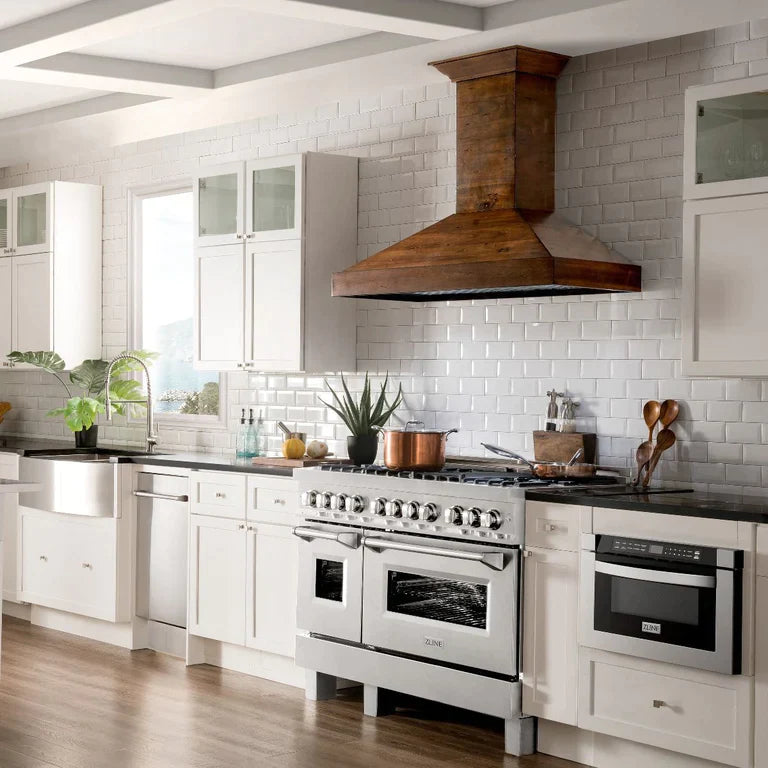ZLINE 48 in. Professional Gas Burner/Electric Oven in DuraSnow® Stainless with 6.0 cu.ft. Oven