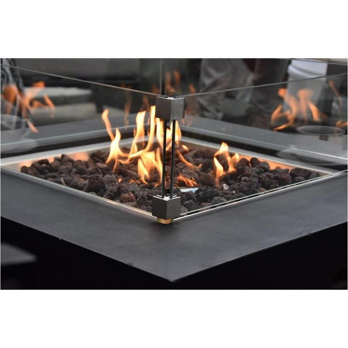 Elementi - Wind Screen Accessory for Manhattan, Birmingham, and Naples Fire Table