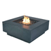 Elementi Plus Bergen Fire Table OFG413DG With Flame In White Backgound
