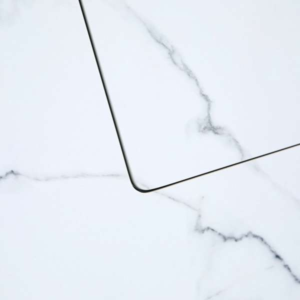 Elementi Plus Bianco White Marble Porcelain Fire Table OFP103BW thumbnail image