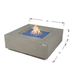 Elementi Plus Capertee Fire Table OFG411SG - In Stock thumbnail image