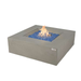 Elementi Plus Capertee Fire Table OFG411SG With Flames On White Background