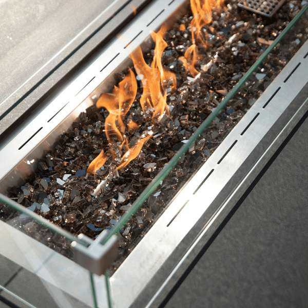 Elementi Plus Varna Marble Porcelain Fire Table OFP121BB thumbnail image