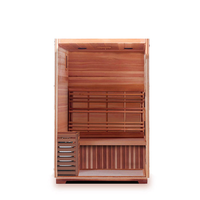 Enlighten Sauna Sapphire 2 Person Infrared/Traditional Sauna