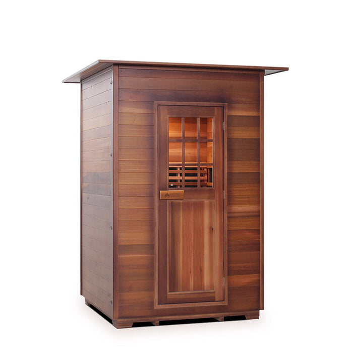 Enlighten Sauna Sapphire 2 Person Infrared/Traditional Sauna
