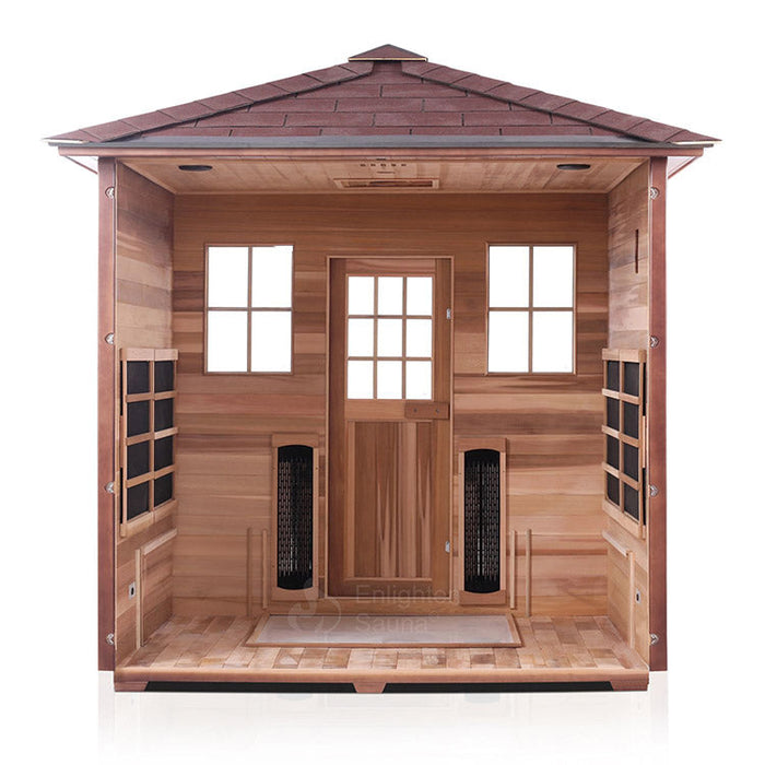 Enlighten Sauna Sierra 5 Person Full Spectrum Infrared Sauna