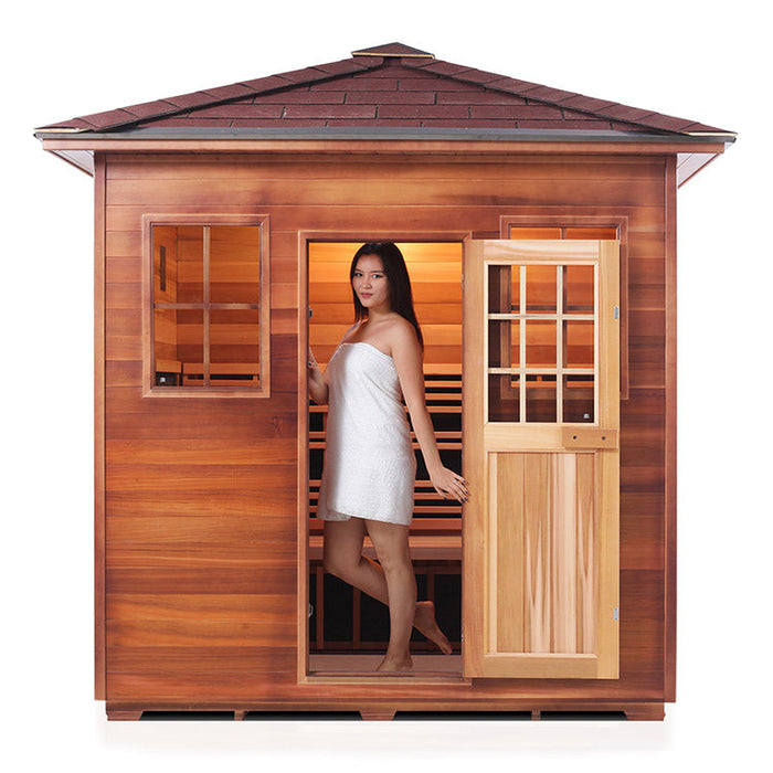 Enlighten Sauna Sierra 5 Person Full Spectrum Infrared Sauna