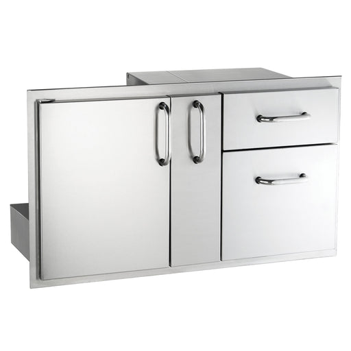 Fire Magic Access Door 18 1/2" H x 36 1/2" W Fire Magic - Access Door With Platter Storage & Double Drawer