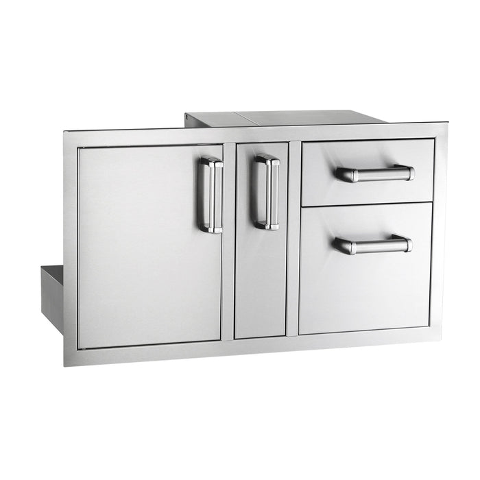 Fire Magic Access Door With Platter Storage and Double Drawer