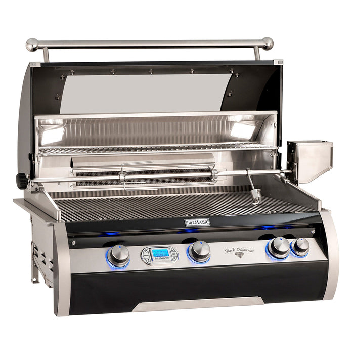 Fire Magic Built-In Grill Liquid Propane Fire Magic - Echelon H790i Black Diamond Built-In Grill With Window - Natural Gas / Liquid Propane