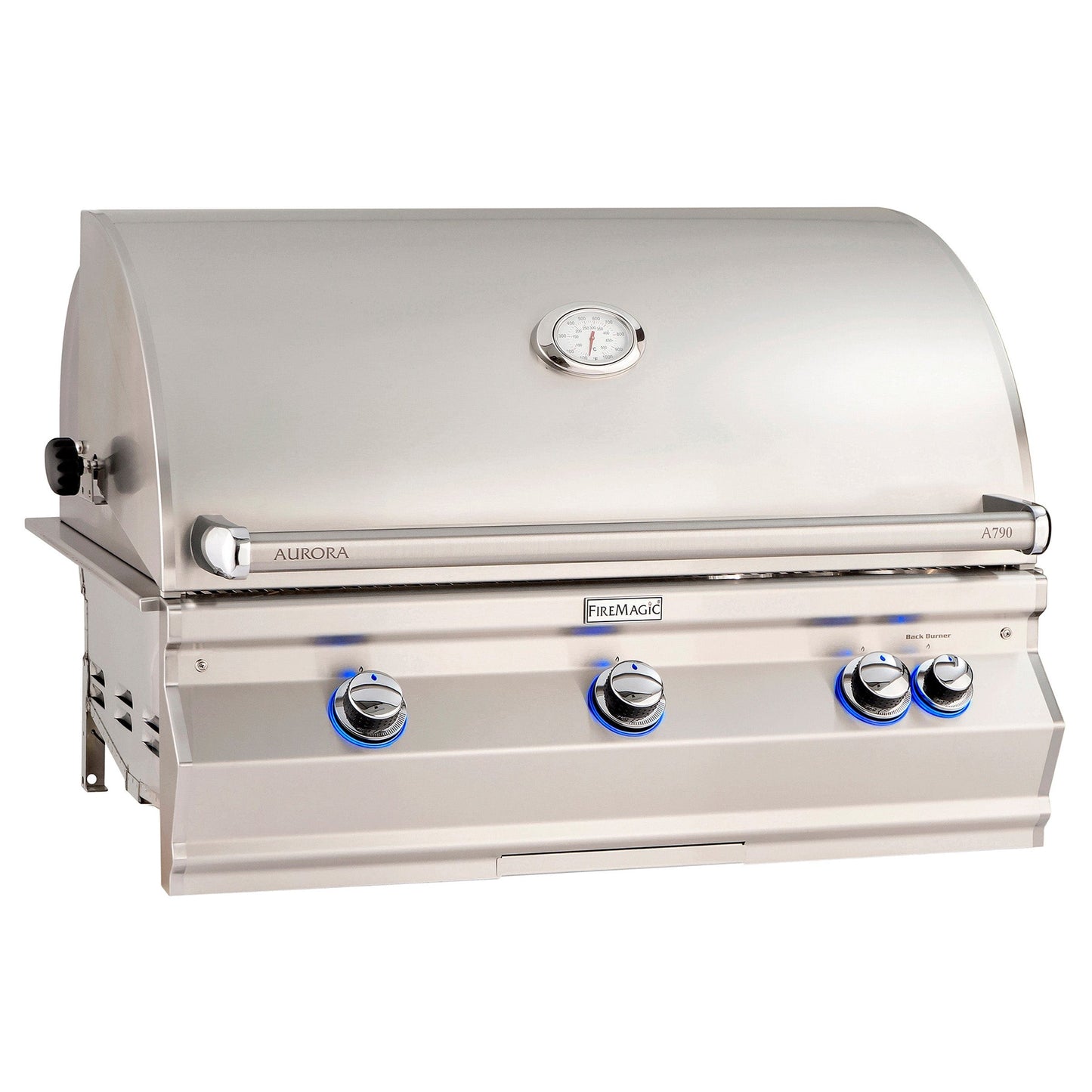 Fire Magic Built-In Grill Without Window / Natural Gas Fire Magic - Aurora A790i 36" Built-In Grill With Analog Thermometer Without Backburner - Natural Gas / Liquid Propane