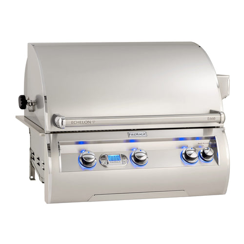 Fire Magic Built-In Grill Without Window / Natural Gas Fire Magic - Echelon E660i Built-In Grill With Digital Thermometer - Natural Gas / Liquid Propane 1