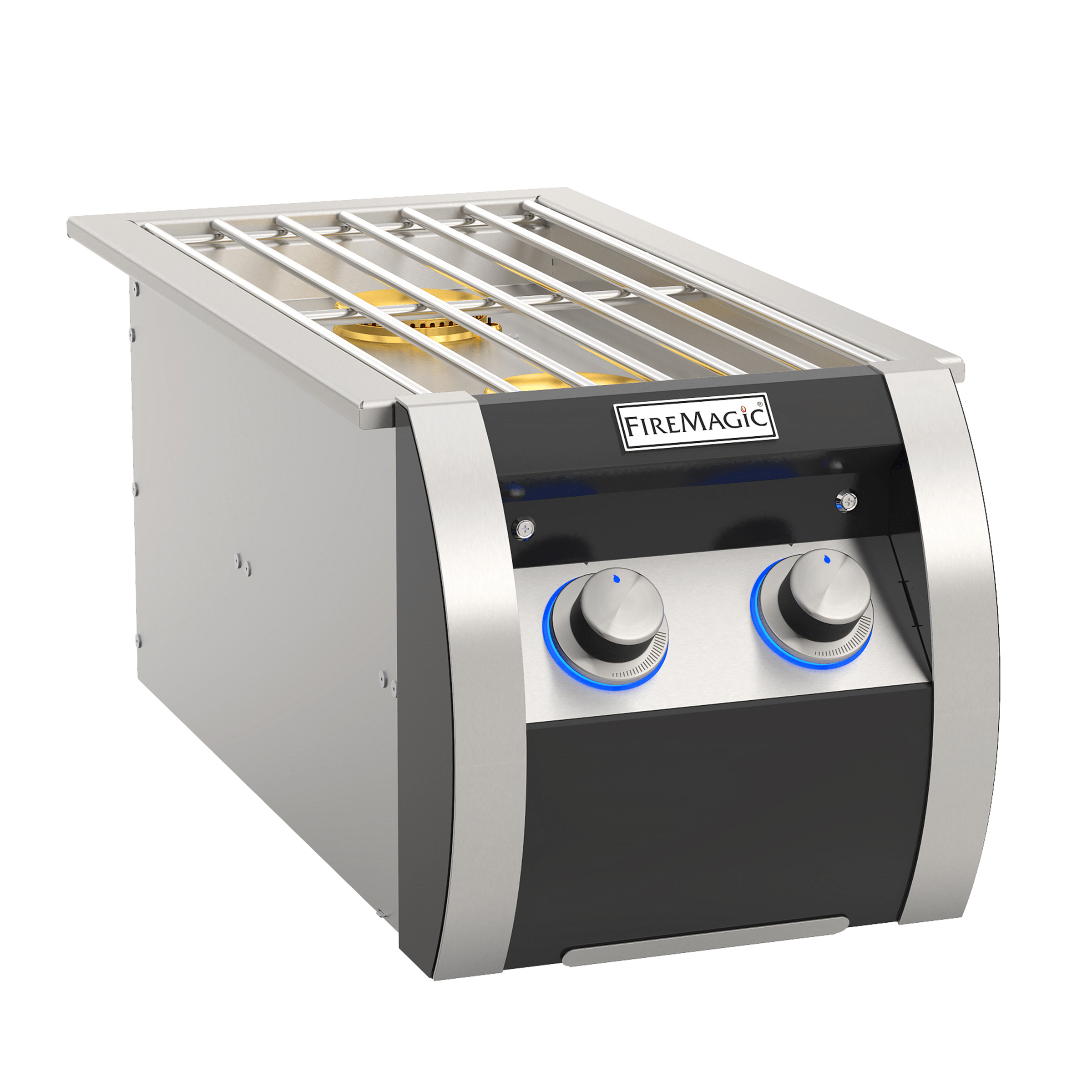 Fire Magic Echelon Black Diamond Double Side Burner Architecture Mates