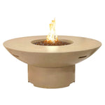 Fire Table White Aspen / Natural Gas American Fyre Designs 48" Lotus Round Gas Firetable1