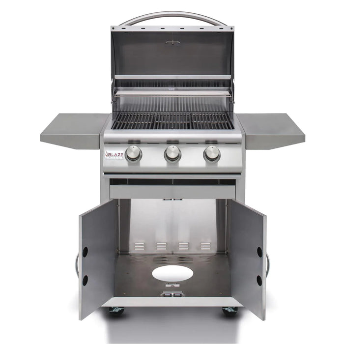 Blaze Freestanding Prelude LBM 25-Inch 3-Burner Gas Grill