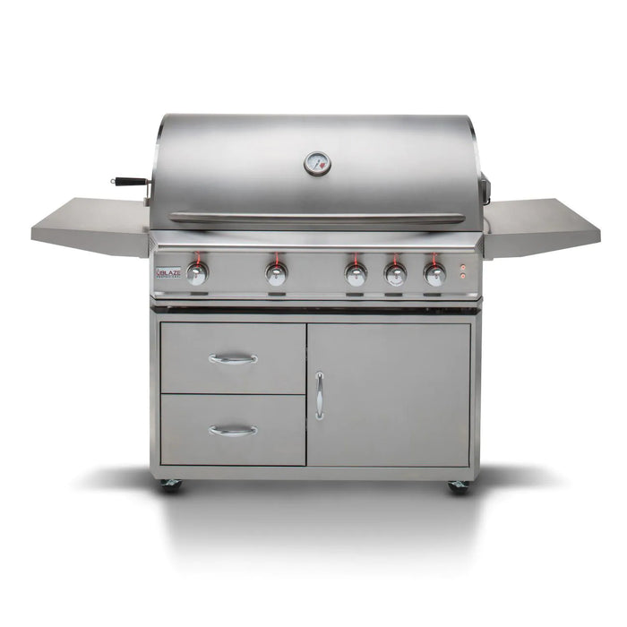 Blaze Professional LUX 44-Inch 4-Burner Freestanding Gas Grill With Rear Infrared Burner