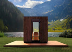 Auroom Garda Outdoor Cabin Sauna | Translucent White7